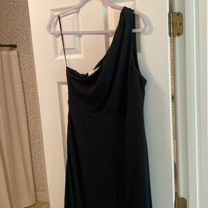 Birdy grey black bridesmaid dress